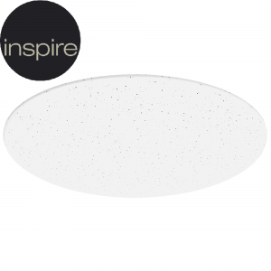 Светильник настенно-потолочный светодиодный Simple D50, 36 м², нейтральный белый свет, цвет белый INSPIRE