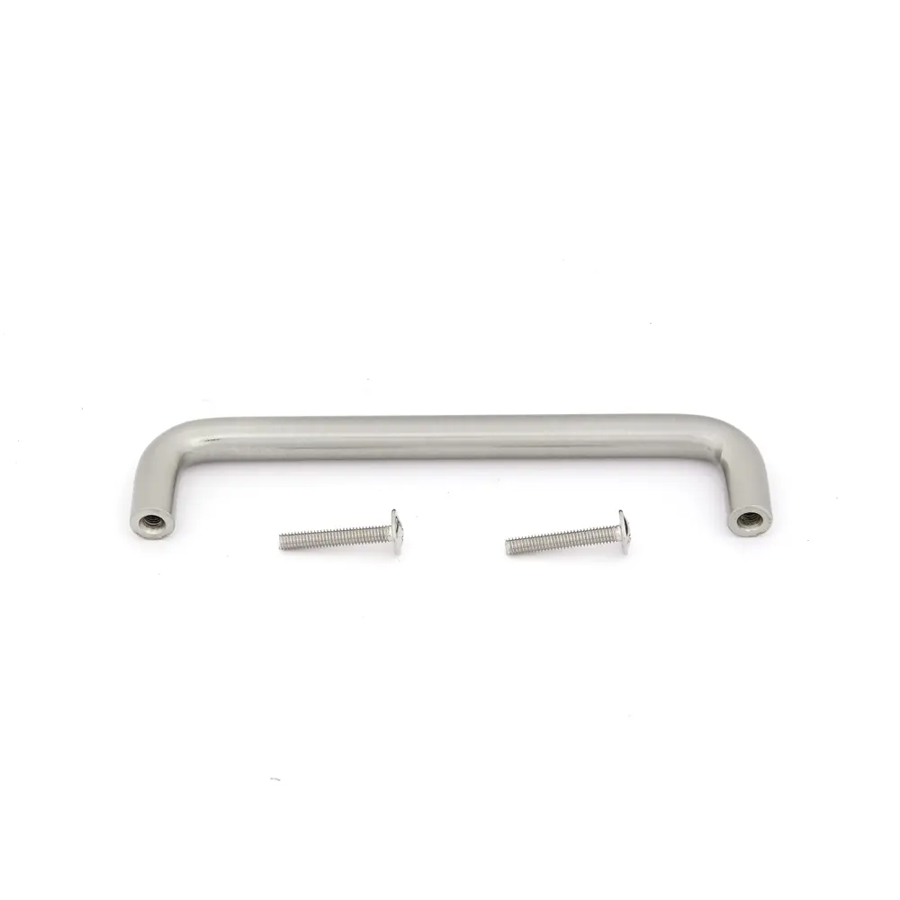 Мебельная ручка-скоба ADD10.128.BN 128 мм, матовый никель PALLADIUM STLM-2078164 - Вид №1