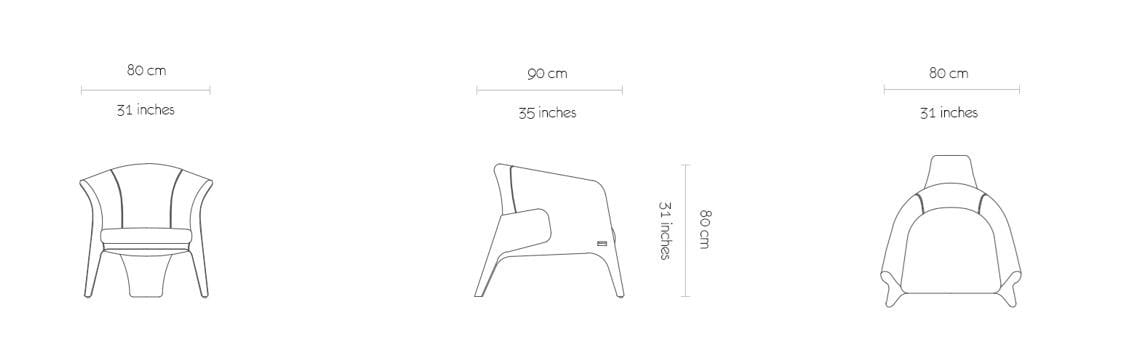 Деревянный стул с подлокотниками MORADA MILLE ARCH-00101255 - Вид №7