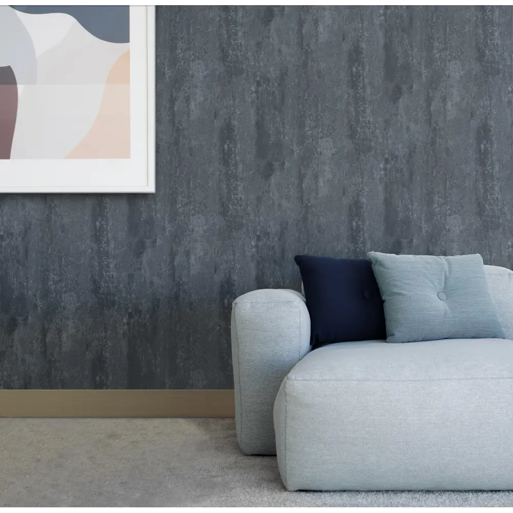 Santreyd Loft - Флизелиновые обои темно-серые с текстурой 89361007 STLM-0816907 - Вид №3