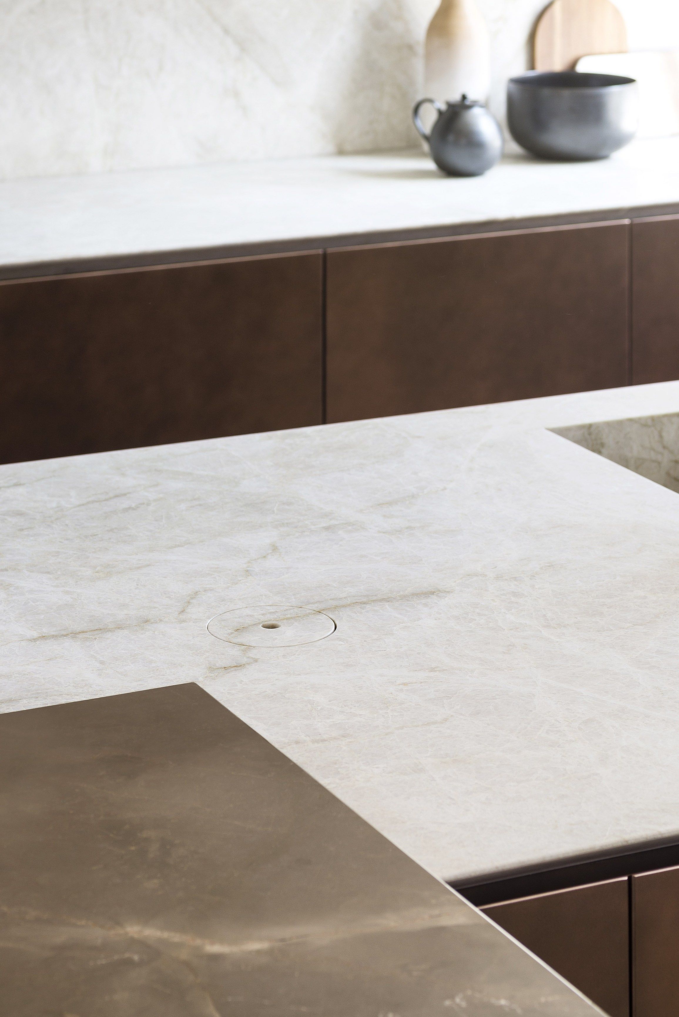 Кухня на заказ с островом без ручек TM Italia Cucine T30 / D90 ARCH-00118530 - Вид №5