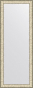 BY 7606 Зеркало в багетной раме - брашированное серебро 59 mm EVOFORM Definite