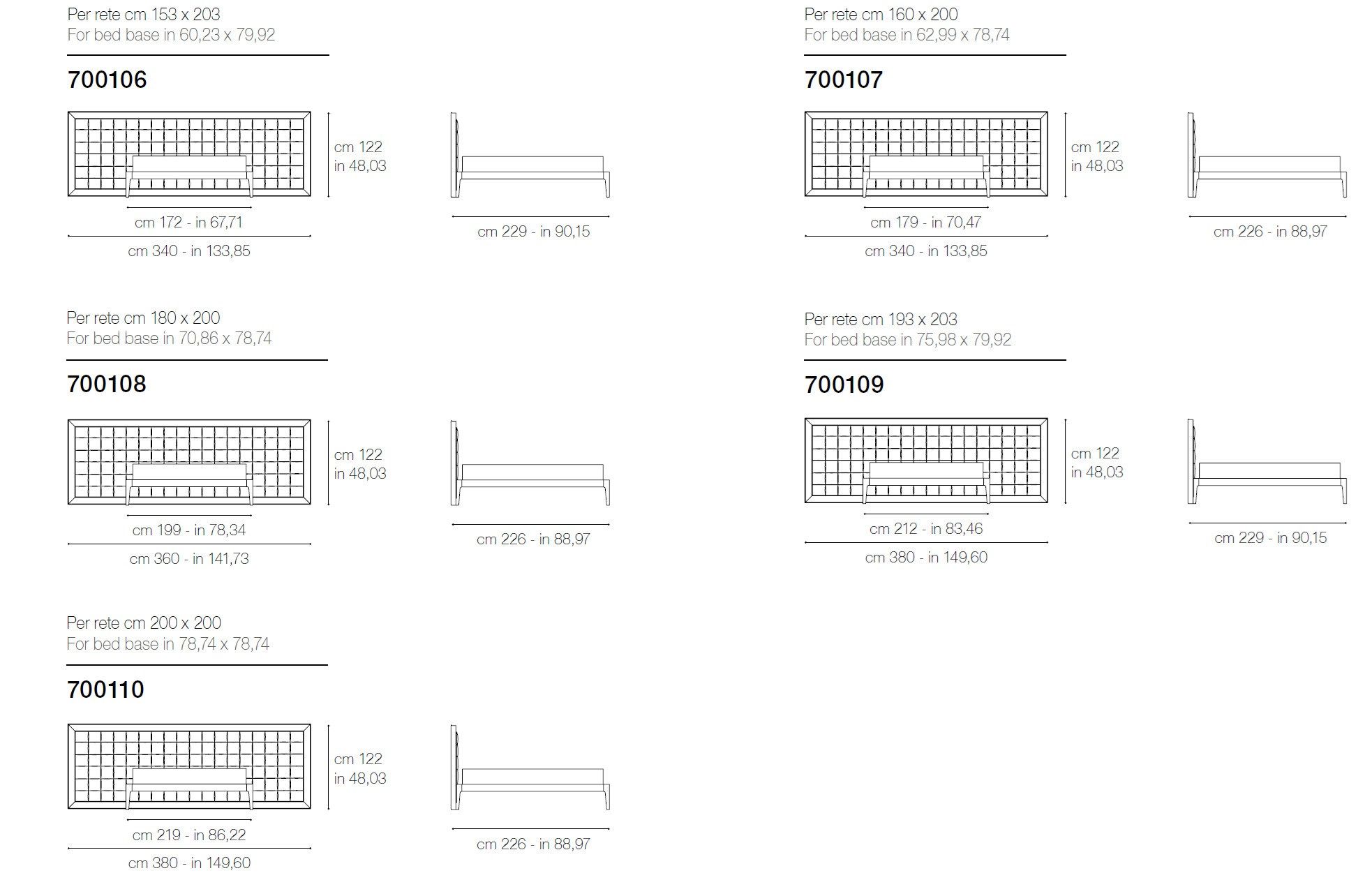 Двуспальная кровать с капитонным изголовьем Grilli Zarafa ARCH-00083408 - Вид №1