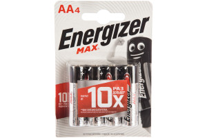 15545836 Щелочная батарейка LR6 AA MAX 1.5В бл/4 7638900411409 Energizer