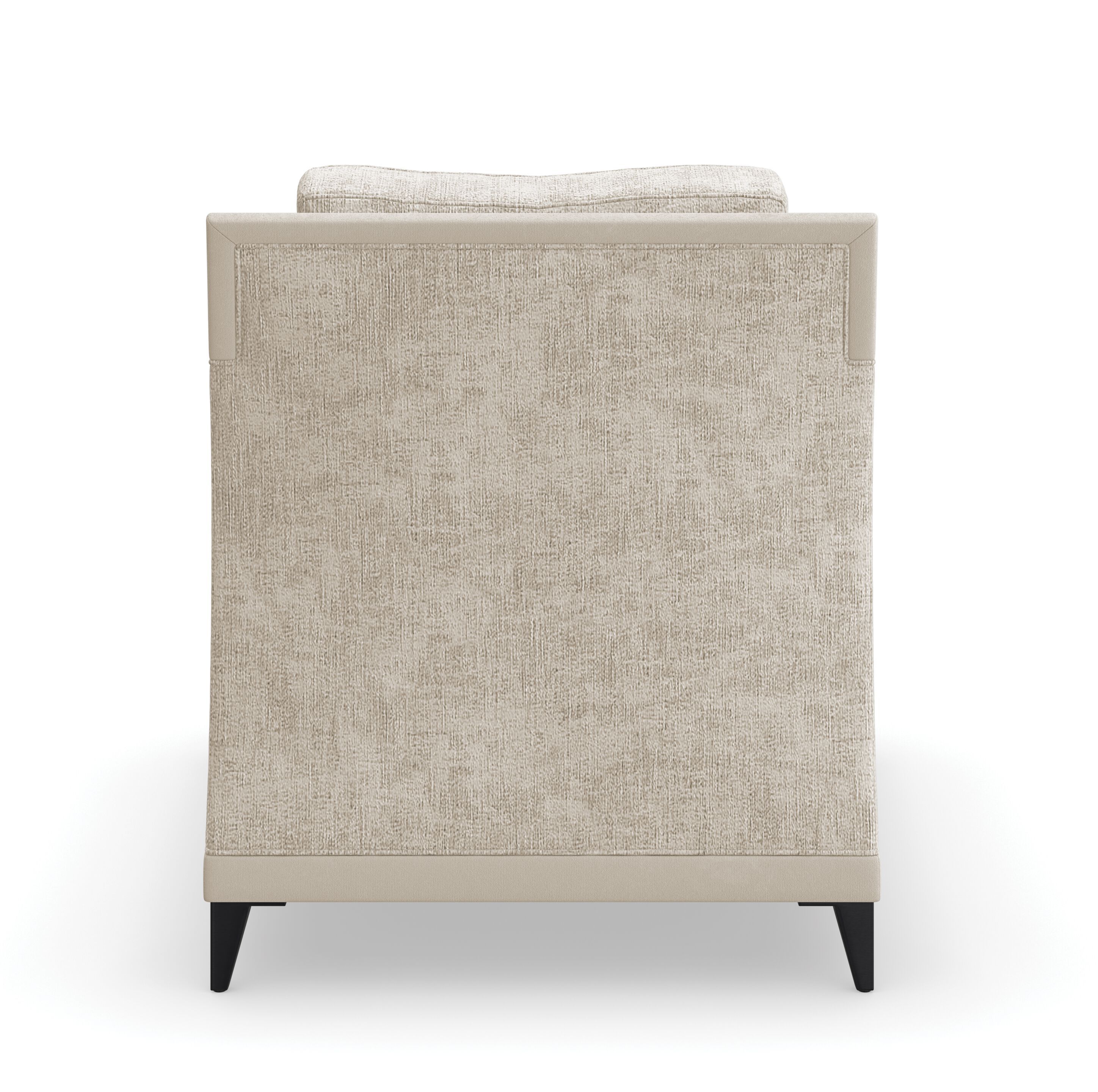 Кресло из синели с подлокотниками Caracole Limitless ARCH-00064554