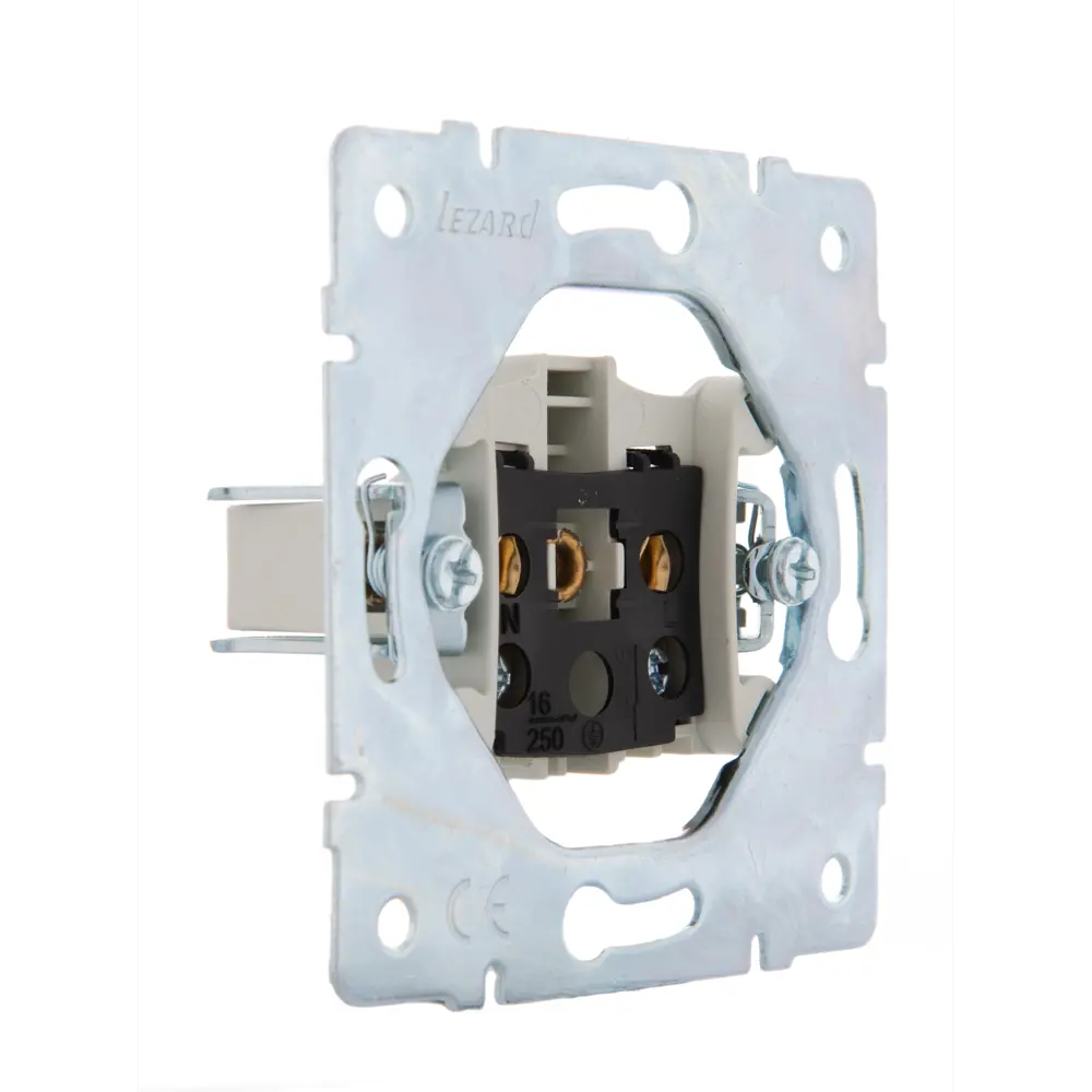 Розетка Lezard Karina без заземления цвет белый STLM-2010925 - Вид №3