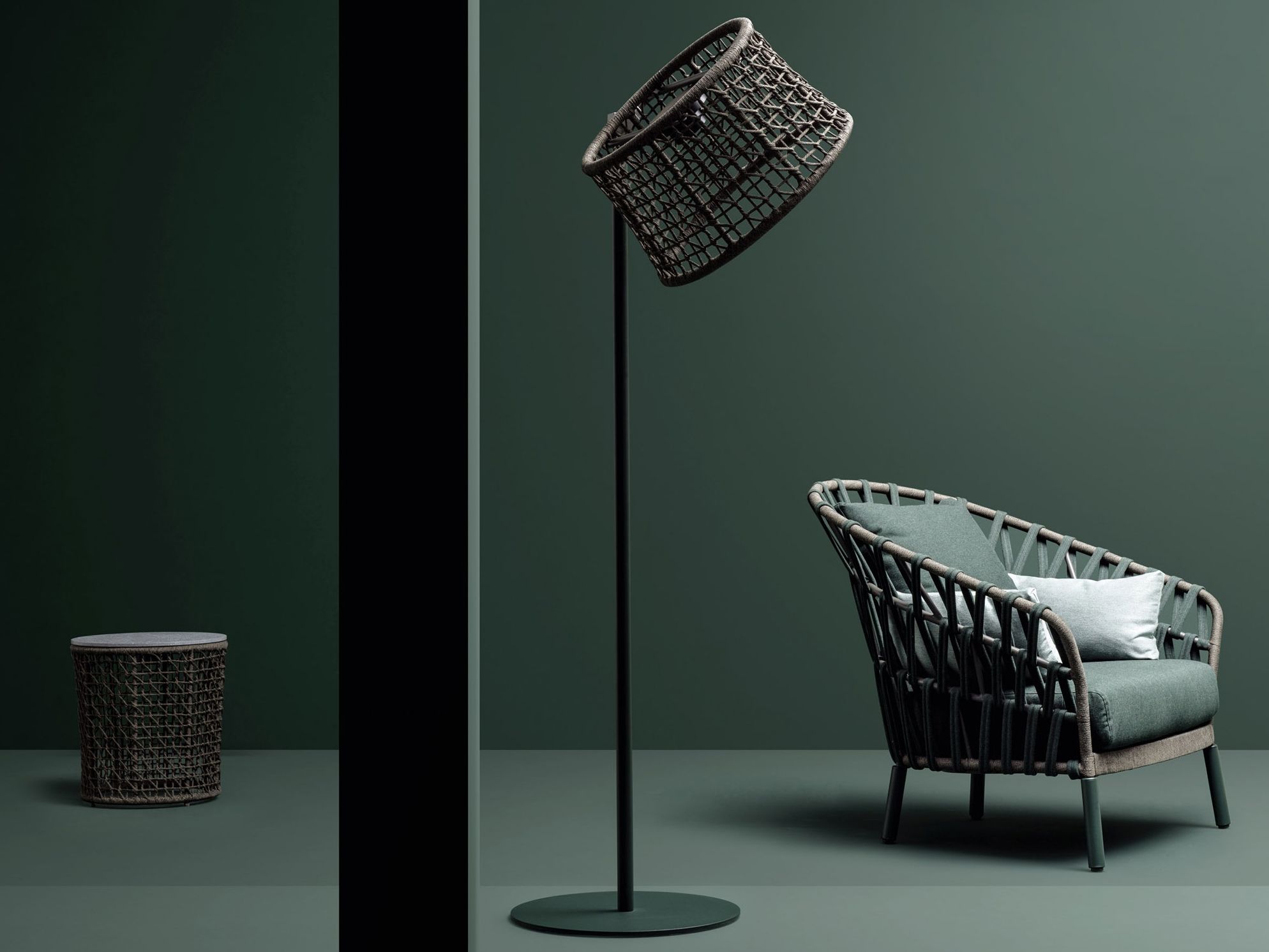 Напольная лампа из алюминия и синтетического волокна Varaschin Эмма ARCH-00017119 - Вид №3