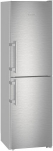 CNef 3915-21 001 Холодильник / 201.1x60x63, объем камер 221+120 л, no frost, нижняя морозильная камера, нержавеющая сталь Liebherr Liebherr Comfort