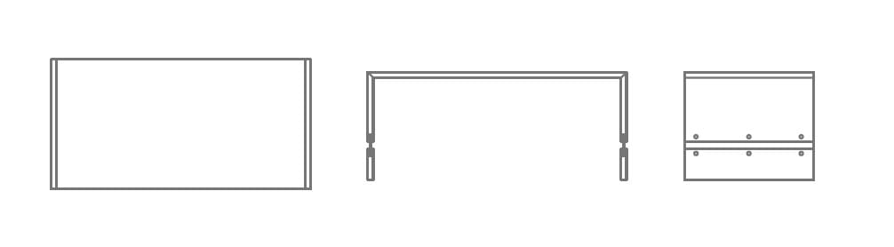 Высокий прямоугольный стол из массива дерева для контракта HOOKL und STOOL CLOVER ARCH-00136619 - Вид №10