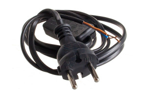 15875547 Электрический соединительный шнур с выключателем для бра, 1,7м, 120Вт, чёрный, тип V-1 96017 СИБРТЕХ