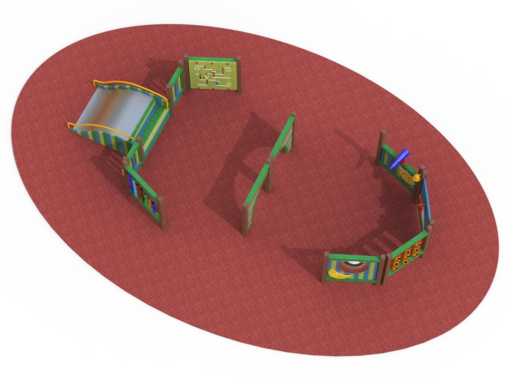 Рециркулированная пластиковая игровая структура EUROCOMITALIA COMBI BARCHETTA ARCH-00140196 - Вид №1