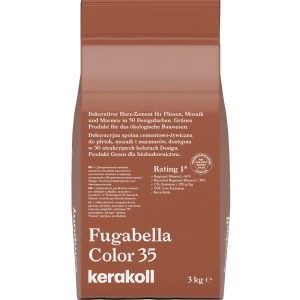 Затирка гибридная Kerakoll Fugabella Color Цвет 35 Коричневый 3 кг