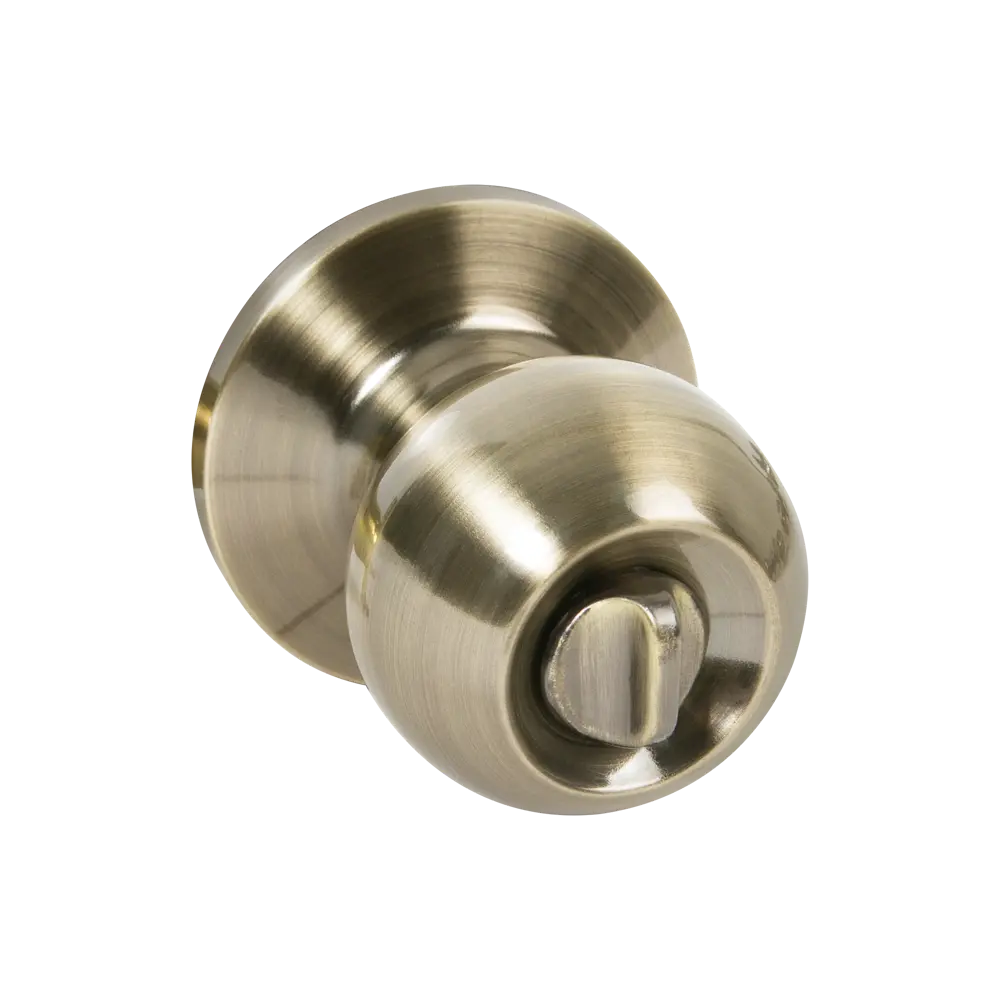 Ручка-кноб Фабрика замков 6073 с фиксатором в бронзовом исполнении 89347024 STLM-1508853