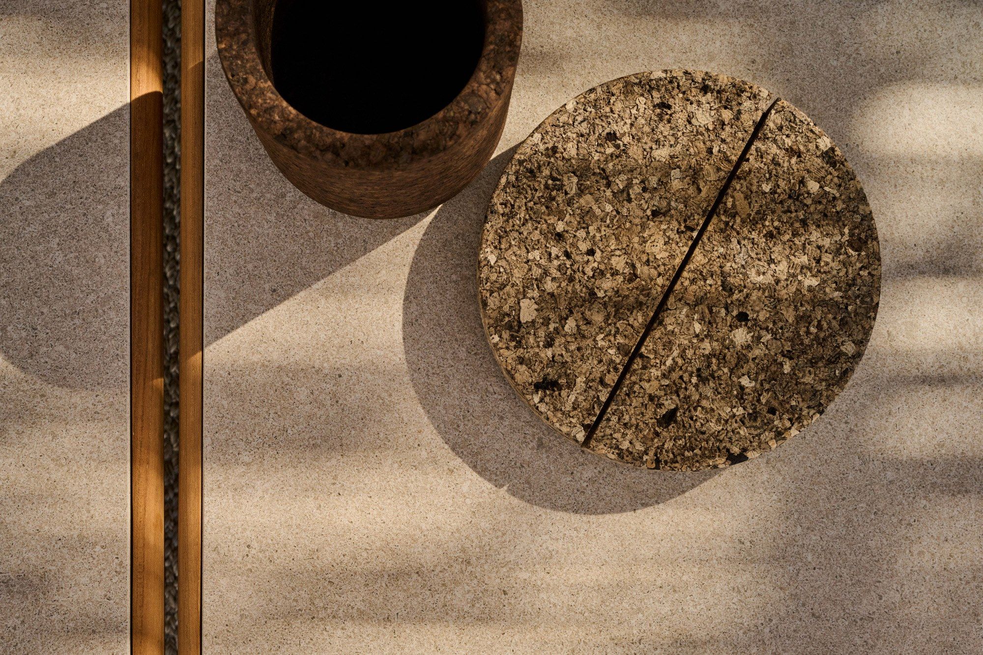 Квадратный стол из тикового дерева с керамической столешницей TRIBÙ Ukiyo ARCH-00069524 - Вид №2