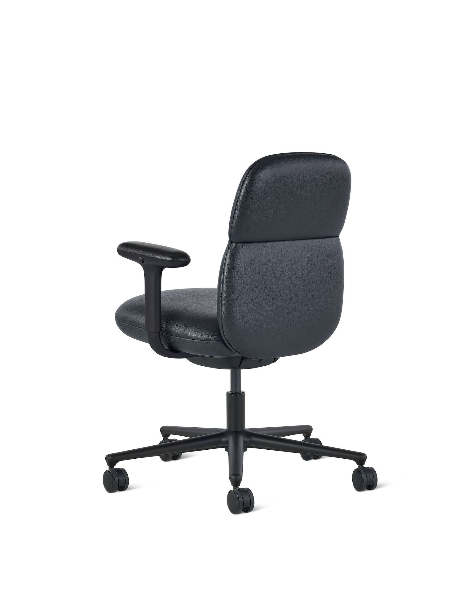 Кожаный поворотный операционный офисный стул с подлокотниками Herman Miller Asari ARCH-00066238 - Вид №5