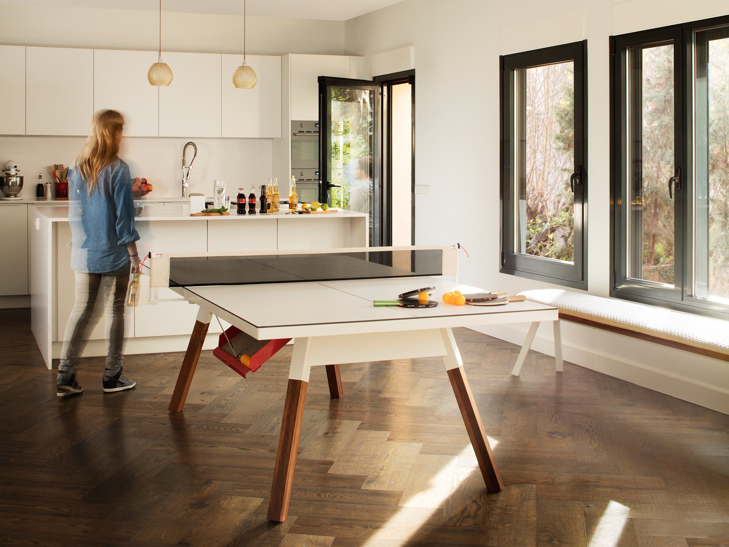 Прямоугольный стол для настольного тенниса HPL RS Barcelona YOU AND ME ARCH-00007767 - Вид №15