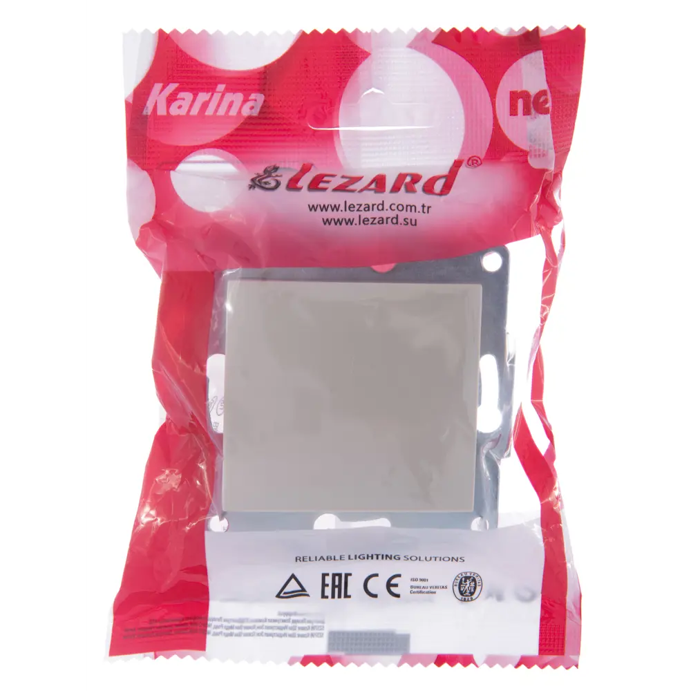 Выключатель Lezard Karina цвет кремовый STLM-2094475 - Вид №6