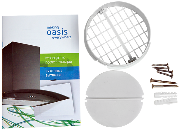 8166164 Вытяжка телескопическая Oasis UV-60S серебристый STDN-0021034 - Вид №8