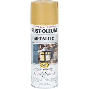 Краска аэрозольная по ржавчине цвет золотистый металлик 340 г