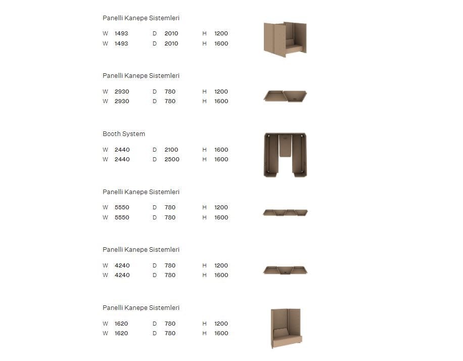 Секционный стол со звукопоглощающими перегородками Ersa улей ARCH-00077321 - Вид №5