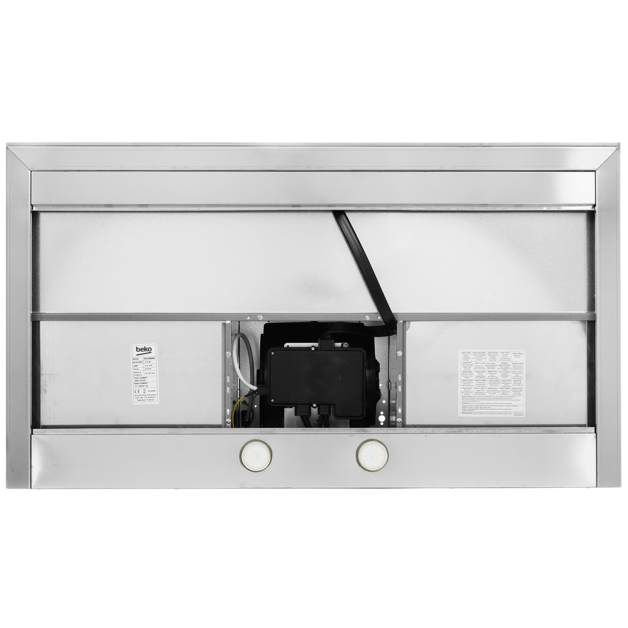 5323317 Вытяжка каминная Beko BHCB93640BH черный/черный STDN-0030861 - Вид №6