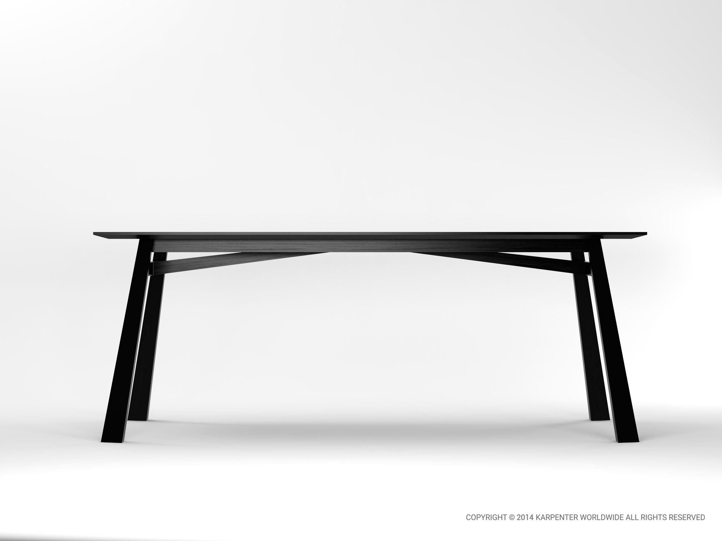 Деревянный прямоугольный обеденный стол KARPENTER Carpenter ARCH-00090644 - Вид №15