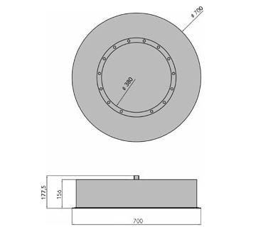 Биоэтанол настенный стальной камин ACQUAFUOCO OBLÒ ARCH-00096267 - Вид №3