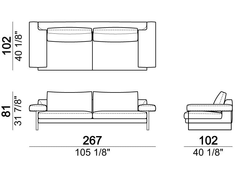 Секционный кожаный диван Arketipo EGO ARCH-00053712 - Вид №5