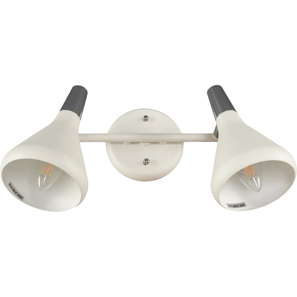 Спот поворотный Cico 2xE14x40 Вт металл цвет белый Arte Lamp STLM-2052863