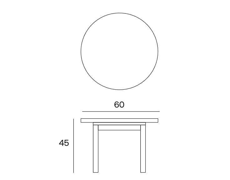 Бетонный квадратный стол URBI et ORBI Medius Terra ARCH-00113724 - Вид №9