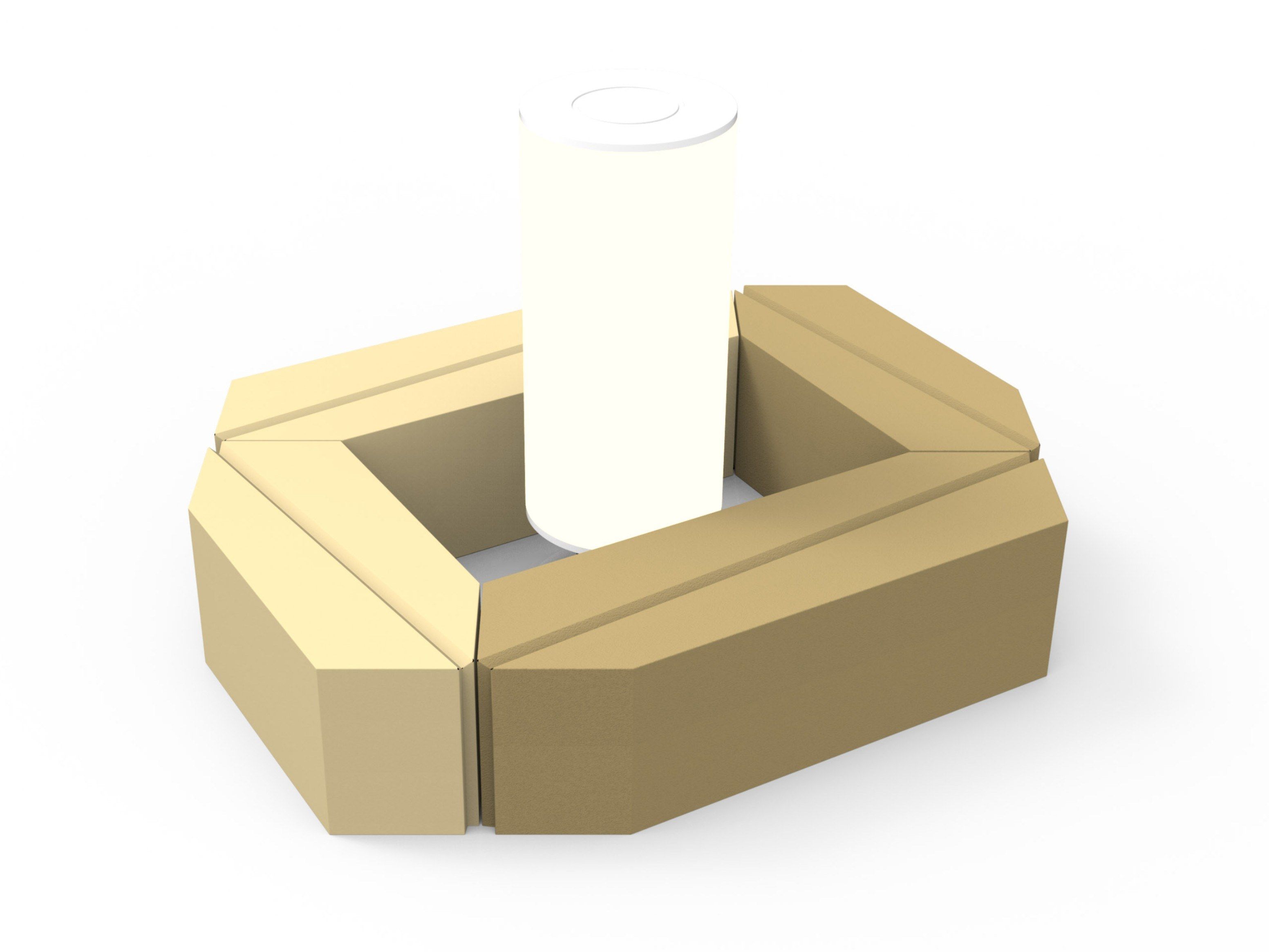 Модульная скамья из пены QM без спинки Quinze & Milan LEAF ARCH-00120653 - Вид №1