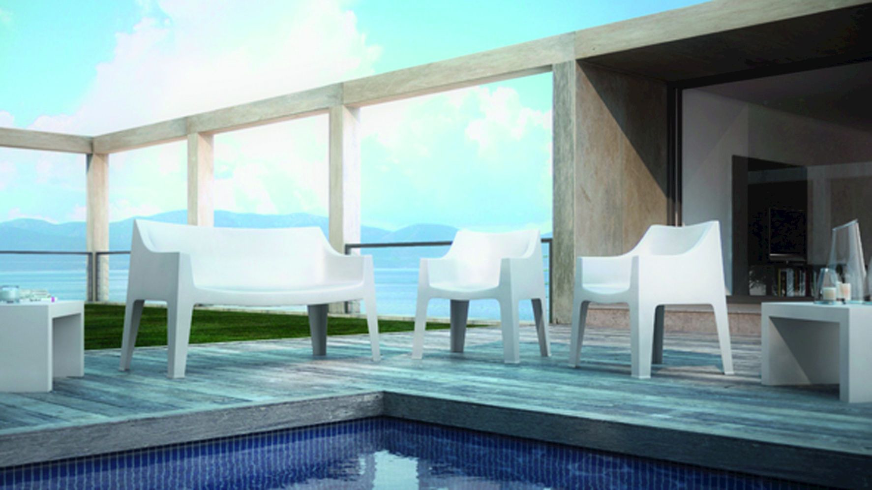 Штабелируемый стул из полипропилена с подлокотниками S-CAB Coccolona ARCH-00057264 - Вид №9