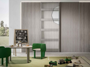 Открытый корпус стены заподлицо дверной рамы