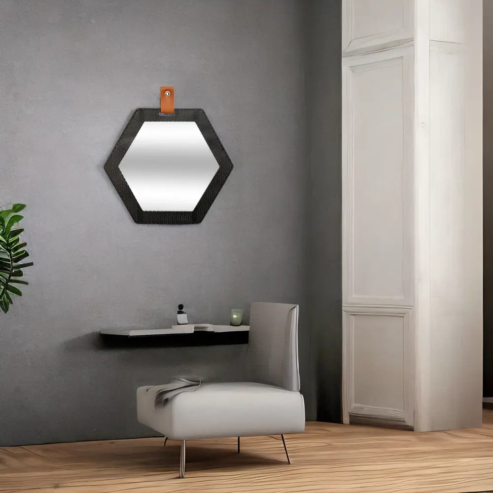 Зеркало декоративное Mona шестигранник 30x34 см Atmosphera STLM-2123519 - Вид №3