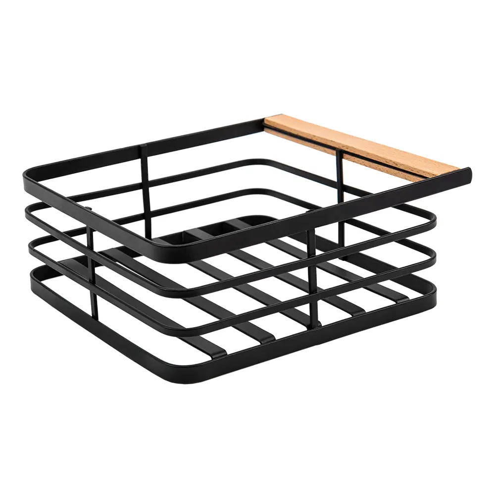 Салфетница металлическая цвет черный матовый Santreyd STLM-2108374 - Вид №3