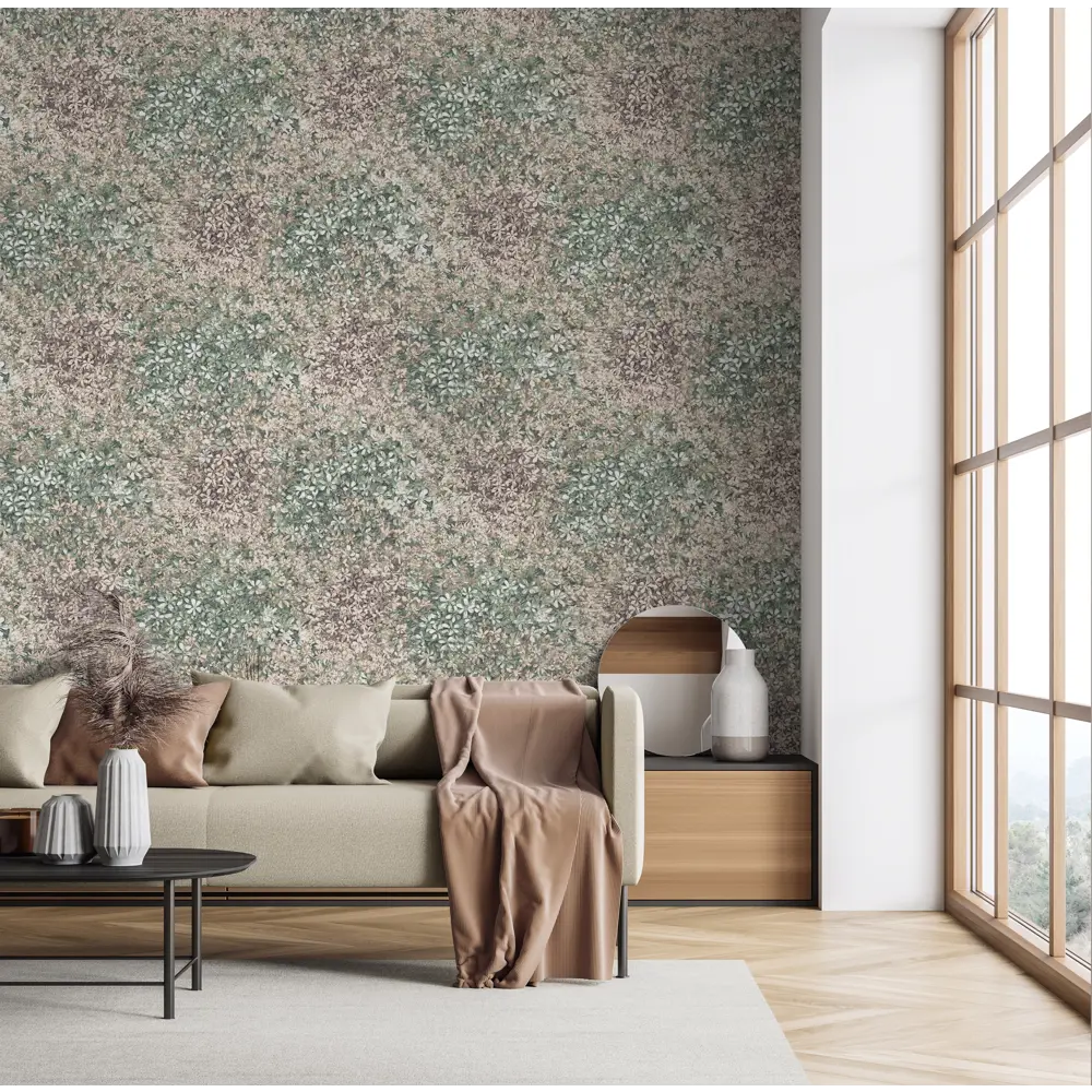 Обои флизелиновые Wallsecret Jardin зеленые 1.06 м 8764-28 STLM-2150215 - Вид №4