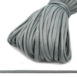 90542720 Шнур плетеный бытовой веревка хозяйственная цвет серый 8мм х 100м STLM-0273249 АЙРИС