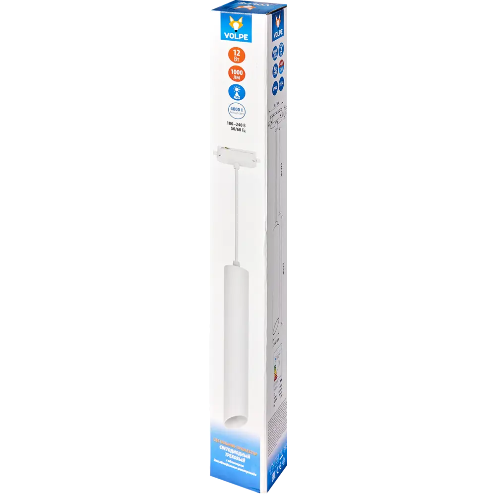 Трековый светильник светодиодный Volpe ULB-Q311 12 Вт 2 м² цвет белый STLM-2136590 - Вид №4