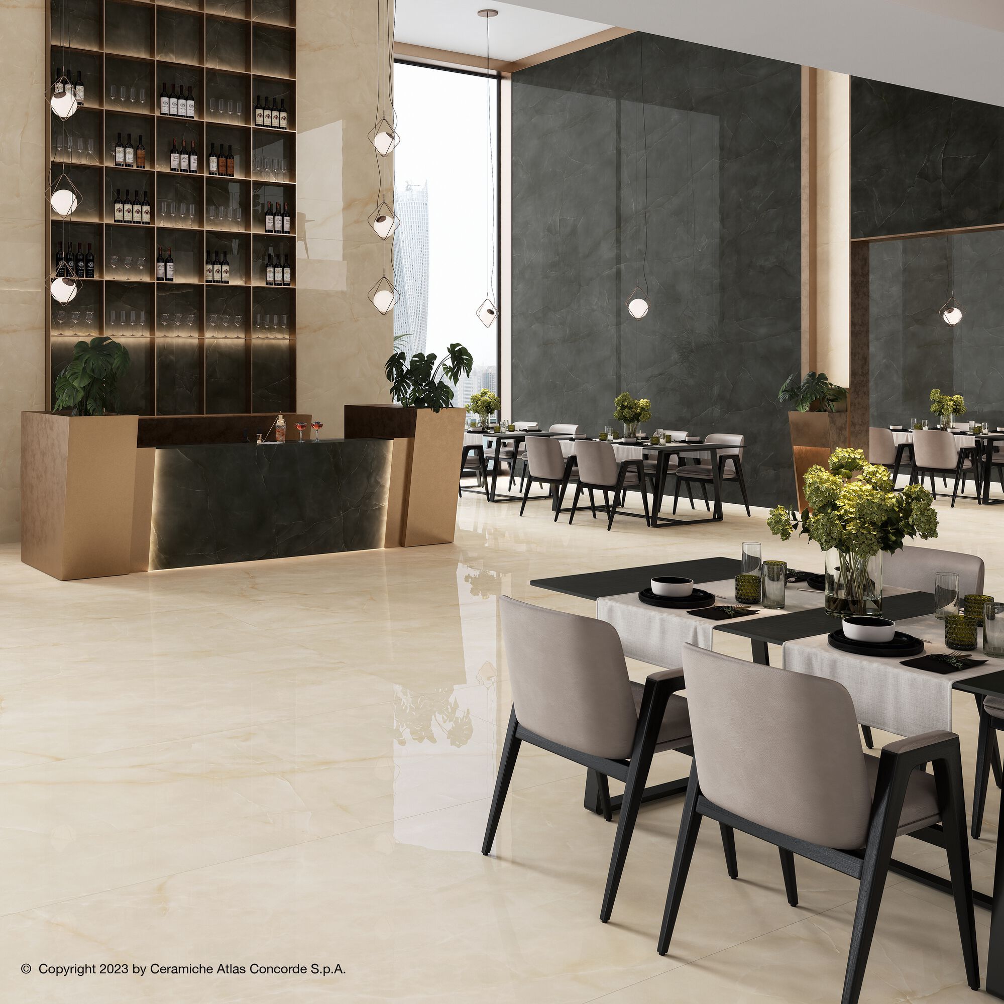 Напольное / керамогранит с эффектом оникса Atlas Concorde Marvel Onyx ARCH-00100320 - Вид №26