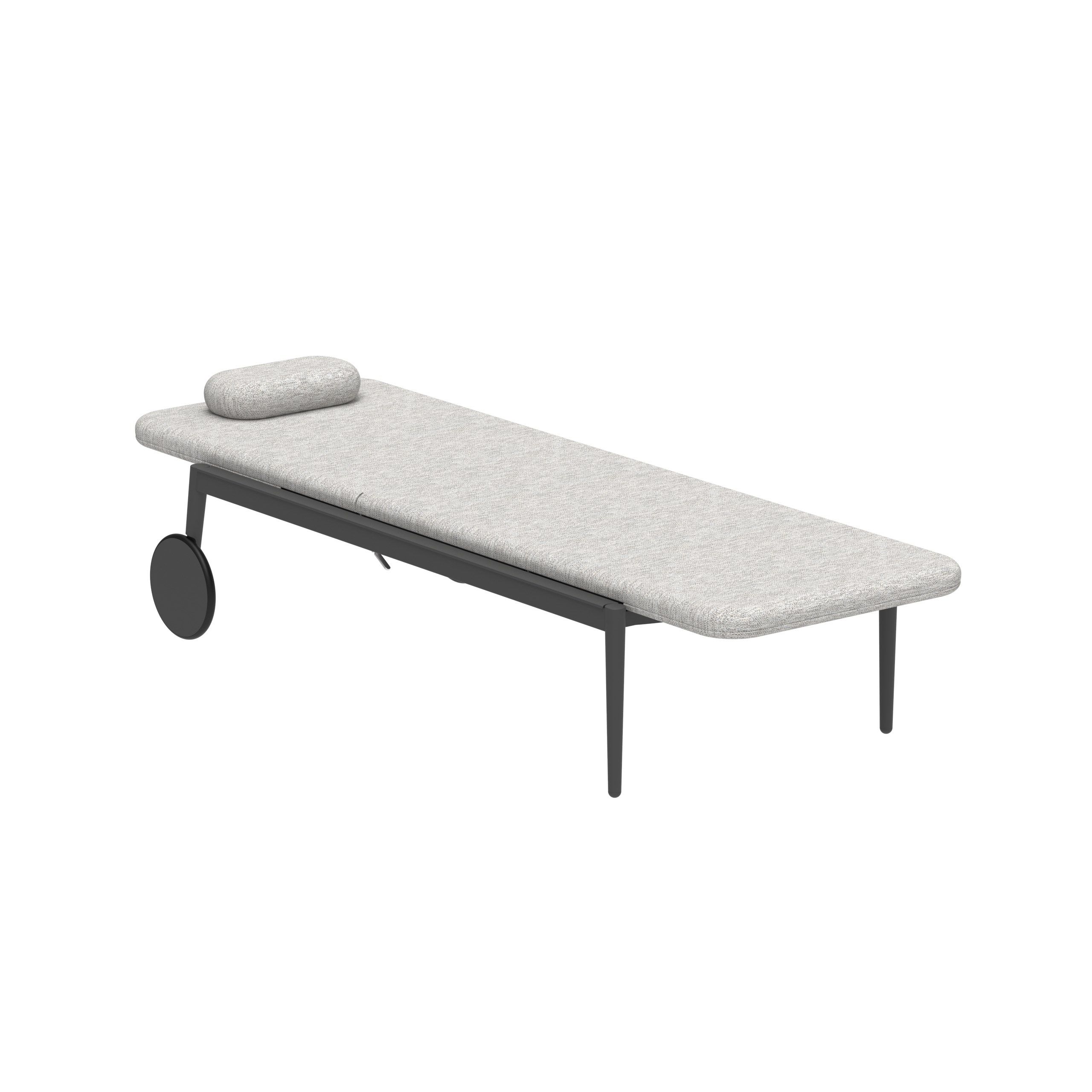 Шезлонг с откидной спинкой Batyline® с колесами Royal Botania Styletto ARCH-00027925 - Вид №6