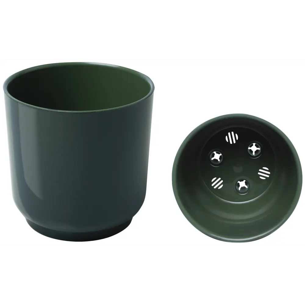 Кашпо Evergreen Design Дельта 19x19x19 см v4.4 л пластик нефрит STLM-2000777 - Вид №1