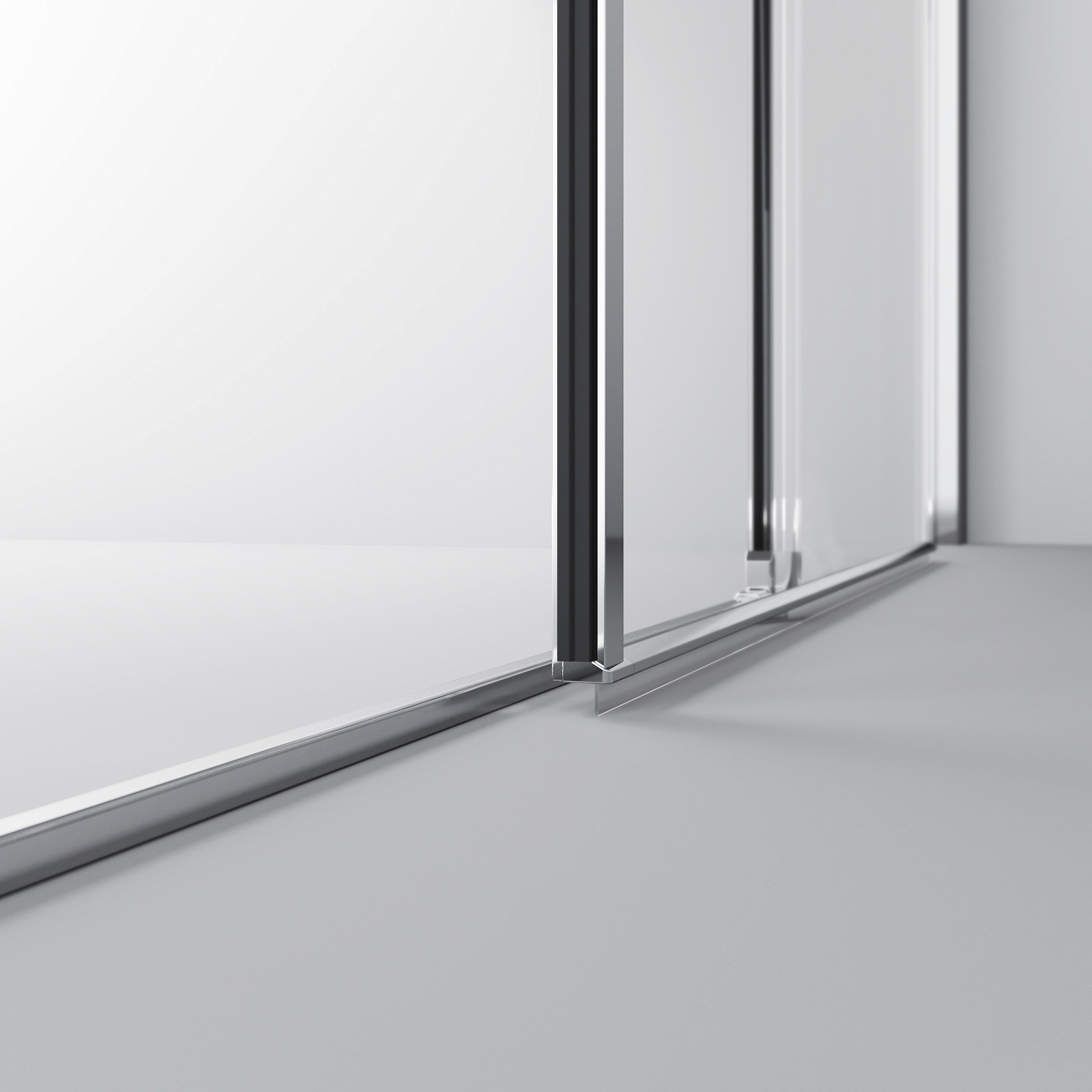 Алюминиевая и стеклянная душевая кабина с раздвижной дверью DUKA вода 5000 ARCH-00073626 - Вид №11