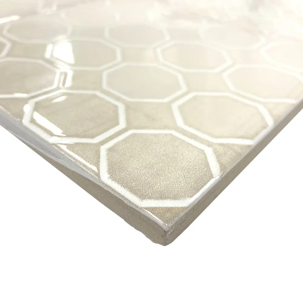 Плитка настенная Alma Ceramica Richard 24.9x50 см 1.1205 м² глянцевая цвет бежевый STLM-2168227 - Вид №2