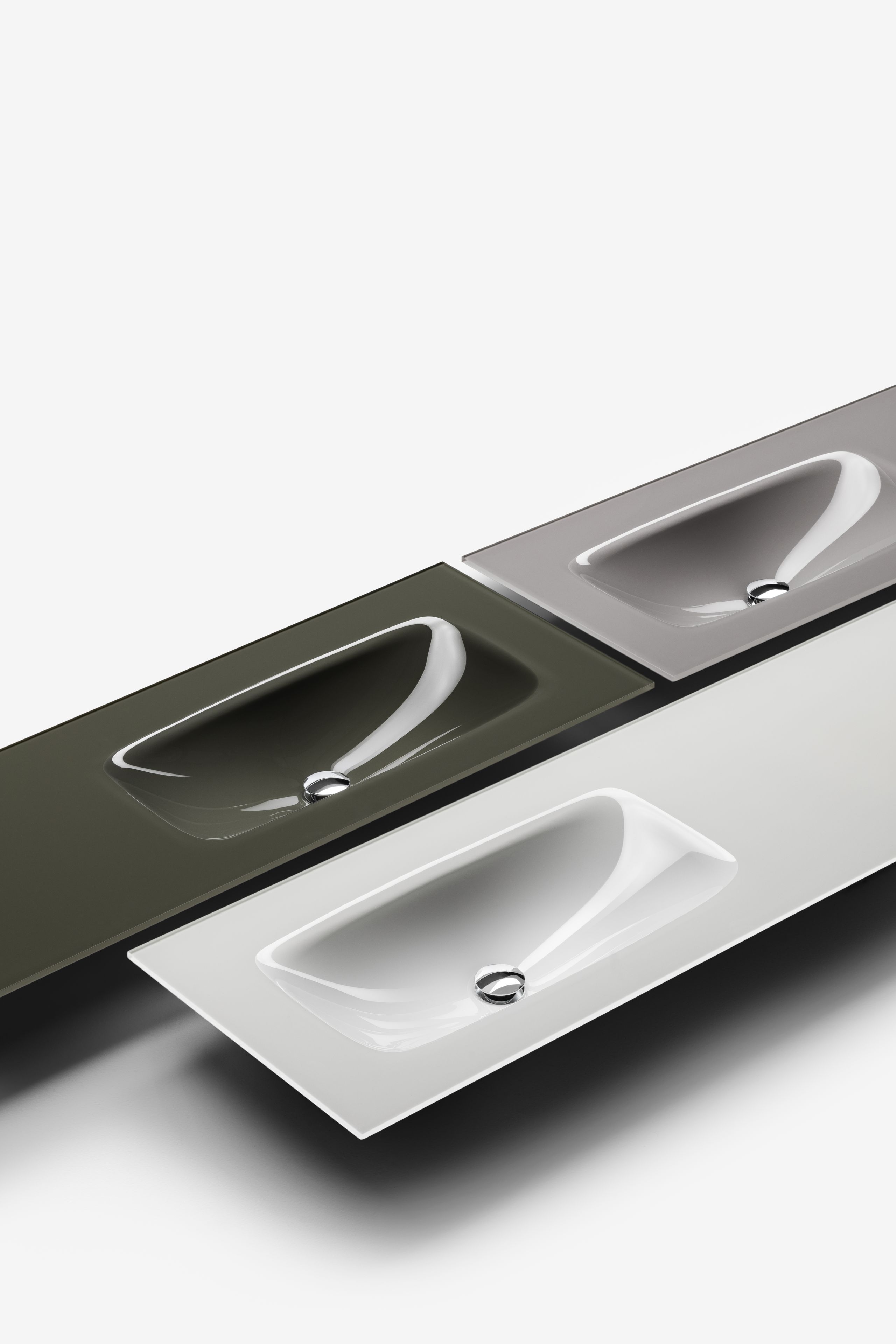 Стеклянная раковина с столешницей Falper VETRO ARCH-00121037 - Вид №1