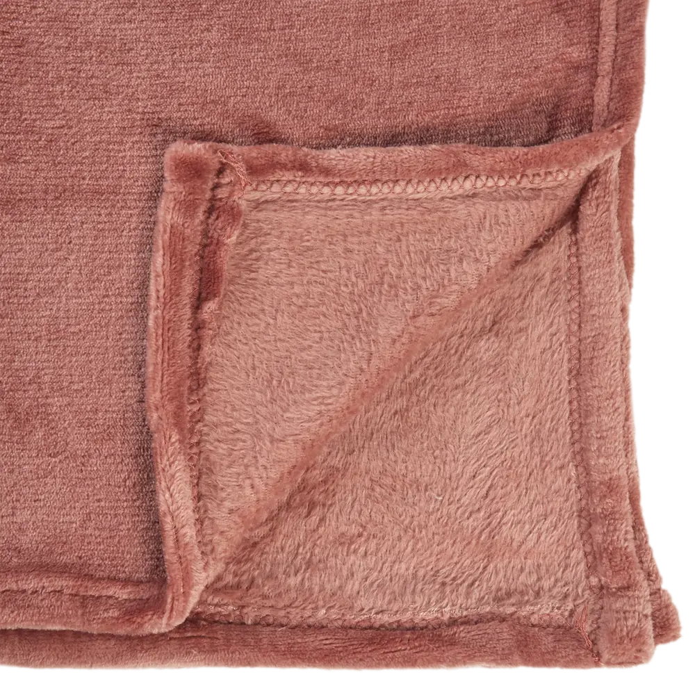 Плед 125X150 см фланель цвет красный Atmosphera STLM-2150520 - Вид №2