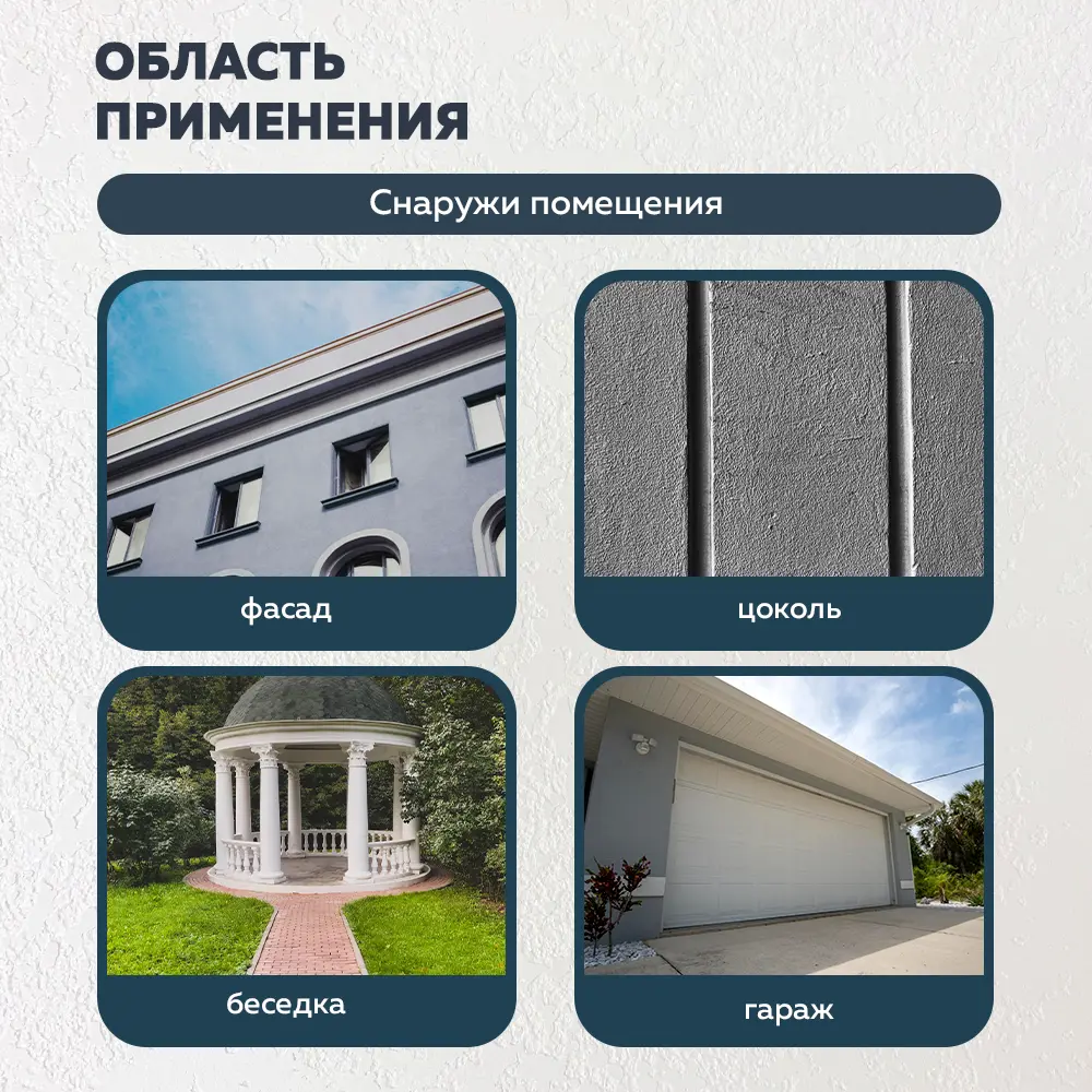 Краска акриловая декоративная фактурная Textura FARBITEX PROFI 15кг STLM-2135486 - Вид №5