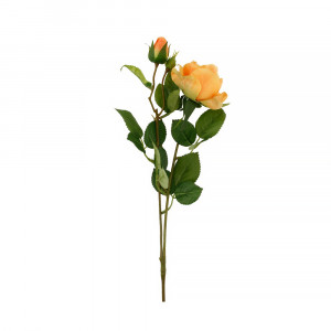 0206 Искусственное растение Роза чайная 65 см ткань полипропилен KEP KEP