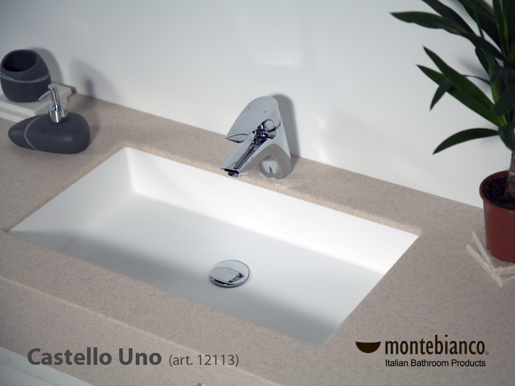 12113 Раковина Montebianco Castello Uno Santreyd  - Вид №7