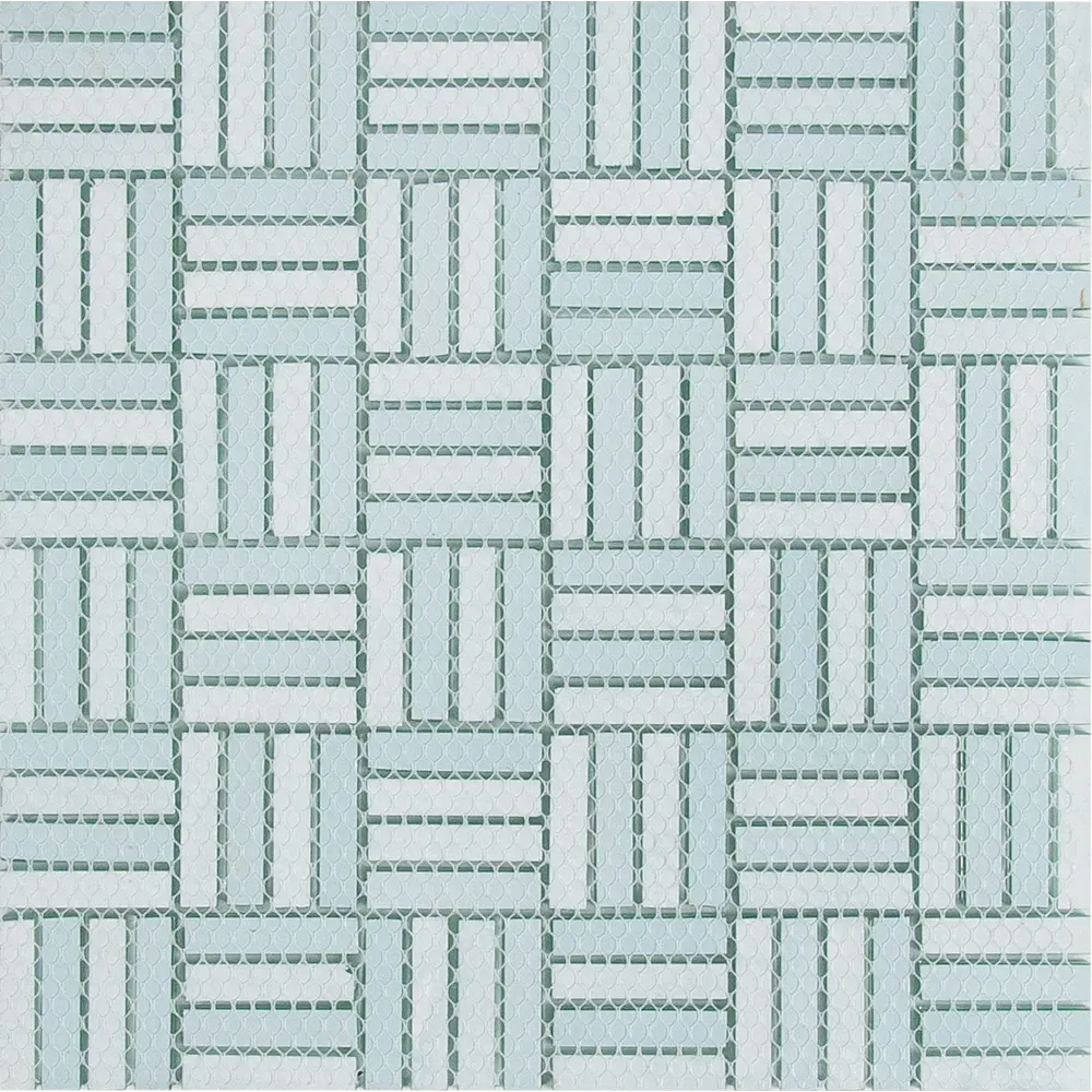 Мозаика стеклянная Artens Nesty 30x30 см цвет бирюзовый STLM-2024965 - Вид №4