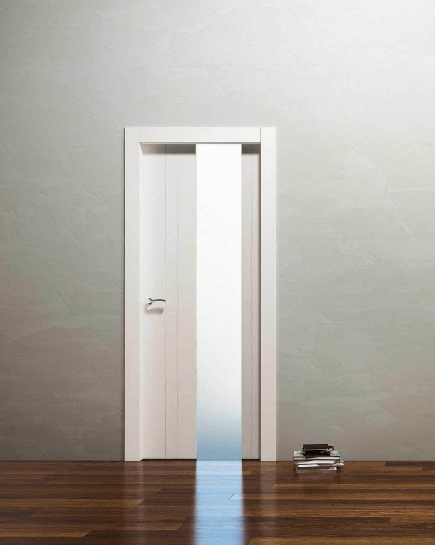 Деревянные и стеклянные распашные двери Pail Serramenti ASIMMETRICO ARCH-00011867